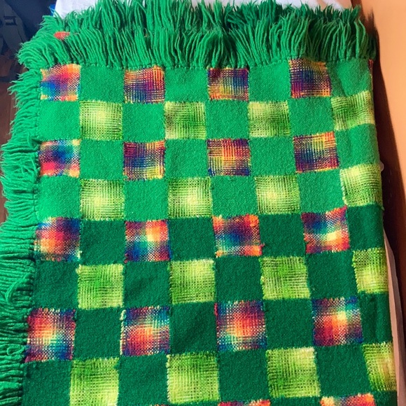 Vintage handmade large throw blanket - Picture 1 of 6
